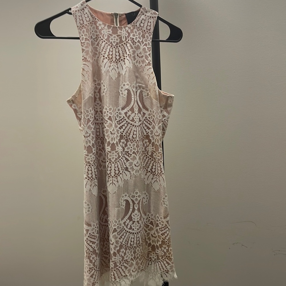 Revolve NBD White Lace Graduation Dress Sz 0